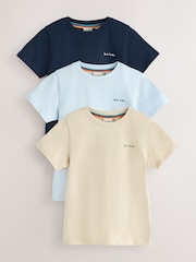 Paul Smith Junior Boys Signature T-Shirts 3 Pack - Image 1 of 7