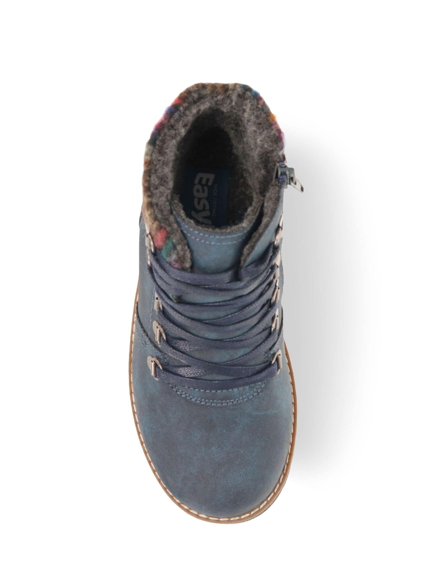 Buy Pavers Blue Extra-Wide Padded Cuff Ankle Boots from Next Romania