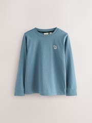 Paul Smith Junior Boys Signature Long Sleeve 100% Cotton T-Shirts 3 Pack - Image 2 of 9