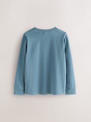 Paul Smith Junior Boys Signature Long Sleeve 100% Cotton T-Shirts 3 Pack - Image 3 of 9