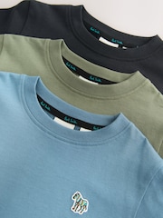 Paul Smith Junior Boys Signature Long Sleeve 100% Cotton T-Shirts 3 Pack - Image 9 of 9
