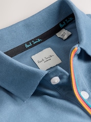 Paul Smith Junior Boys Long Sleeve Signature Polo Shirt - Image 4 of 5