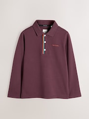 Paul Smith Junior Boys Long Sleeve Signature Polo Shirt - Image 1 of 5