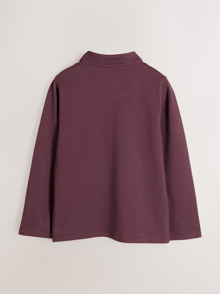 Paul Smith Junior Boys Long Sleeve Signature Polo Shirt - Image 2 of 5