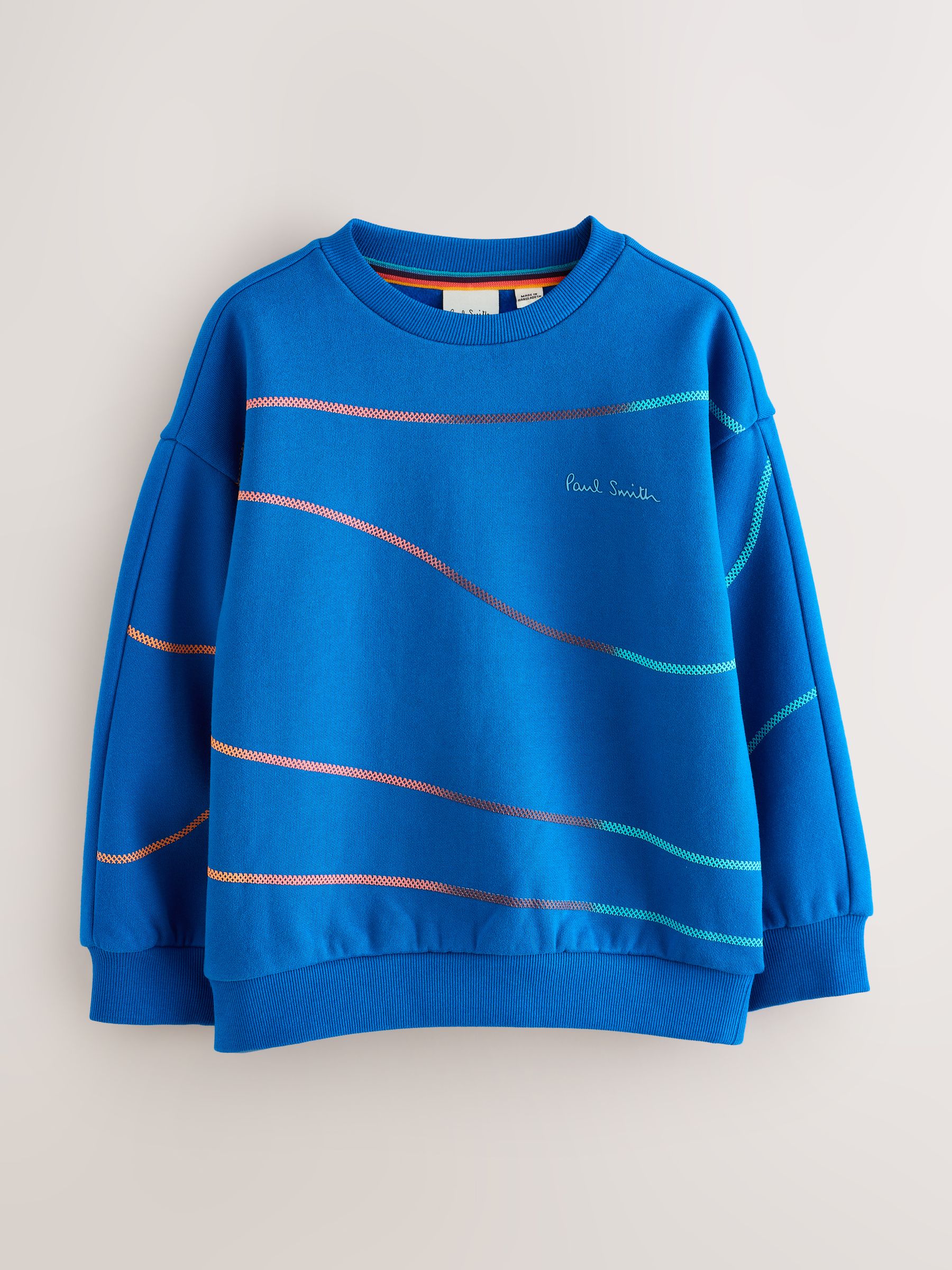 Buy Paul Smith Junior Cobalt Blue Script Sweatshirt from Next USA