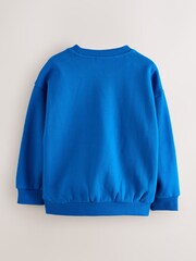 Paul Smith Junior Blue Script Sweatshirt - Slika 6 iz 7
