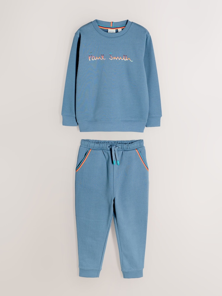 Paul Smith Junior Boys Sweatshirt And Joggers Set - Image 1 of 5 Paul Smith Junior Boys Sweatshirt And Joggers Set - Image 1 of 5