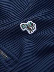 Paul Smith Junior Boys Textured Zip Neck Sweatshirt - Image 3 of 5
