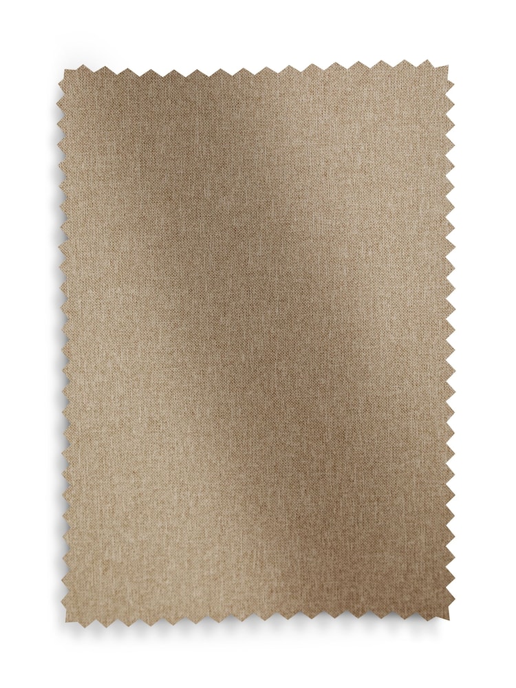 Natural Soft Marl Lined Eyelet Curtains - Image 5 of 5