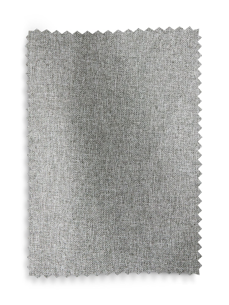 Grey Soft Marl Lined Eyelet Curtains - Image 5 of 5
