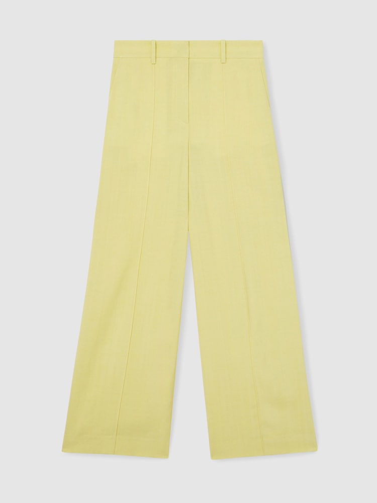 Reiss Lemon Alecia Atelier Wide Leg Suit Trousers - Image 2 of 7
