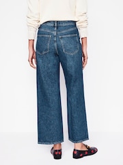 Boden Blue High Rise Straight Crop Jeans - Image 2 of 6