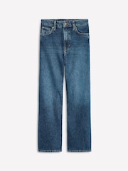 Boden Blue High Rise Straight Crop Jeans - Image 6 of 6