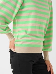 Kaffe Kamala Striped Knit Pullover Jumper - Image 3 of 5