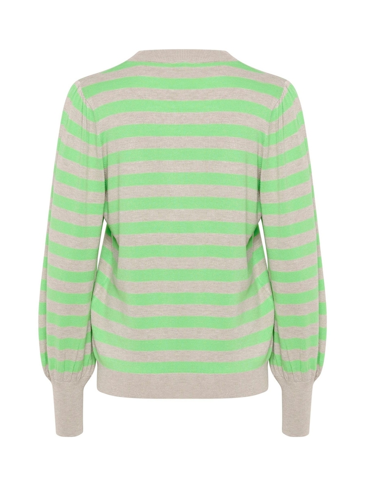 Kaffe Kamala Striped Knit Pullover Jumper - Image 5 of 5