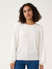 Kaffe Regular Fit KAkaren Beaded Pullover Jumper - Image 1 of 6