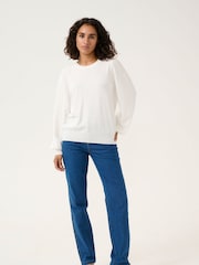 Kaffe Regular Fit KAkaren Beaded Pullover Jumper - Image 3 of 6