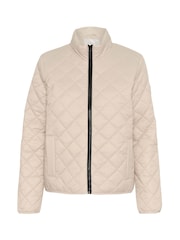 Kaffe Grey KAloreen Quilted Hip Length Jacket - Image 5 of 6