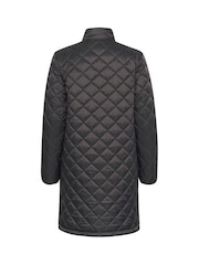 Kaffe KAloreen Quilted Zipper Long Jacket - Image 6 of 6