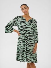 Kaffe A-Line Fit KAlea 3/4 Sleeve Dress - Image 3 of 6
