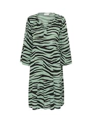 Kaffe A-Line Fit KAlea 3/4 Sleeve Dress - Image 5 of 6