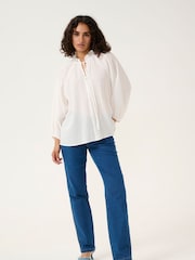 Kaffe KAlianna Notch Neck 3/4 Sleeve Blouse - Image 3 of 6