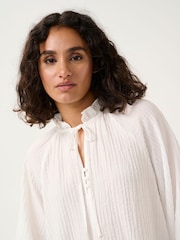 Kaffe KAlianna Notch Neck 3/4 Sleeve Blouse - Image 4 of 6