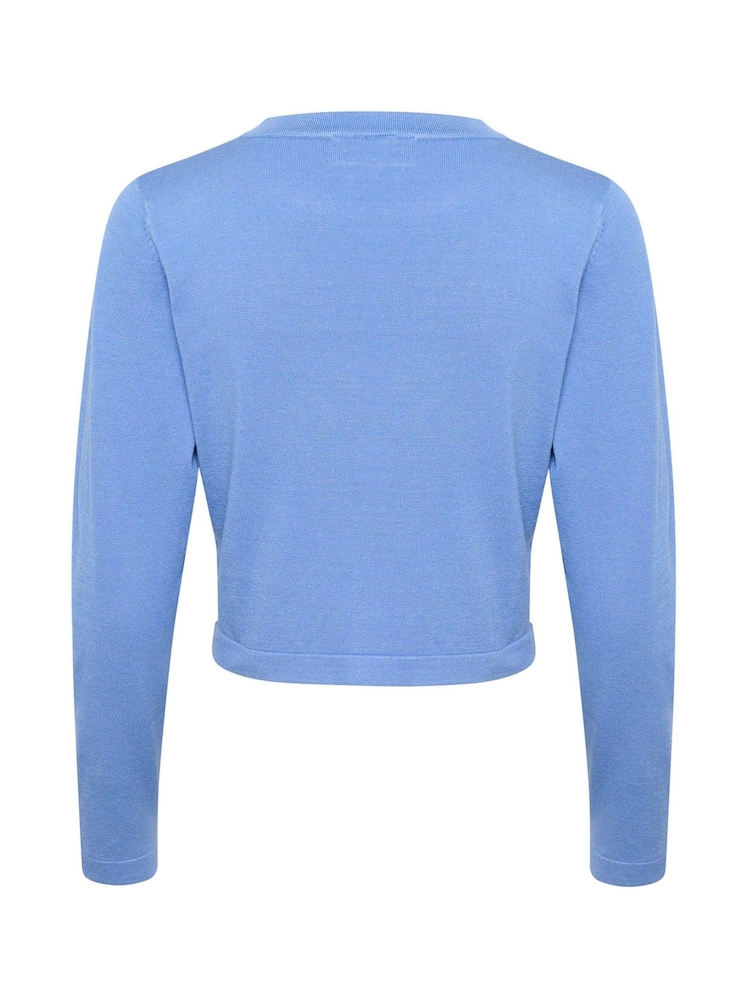Kaffe Slim Fit Kaastrid Bolero Long Sleeves Cardigan - Image 5 of 5