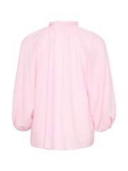 Kaffe KAlianna Notch Neck 3/4 Sleeve Blouse - Image 6 of 6