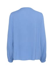 Kaffe KAmathilde Notch Neck Long Sleeve Blouse - Image 6 of 6