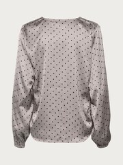 Kaffe KAluna V-Neck Long Sleeve Printed Blouse - Image 5 of 5