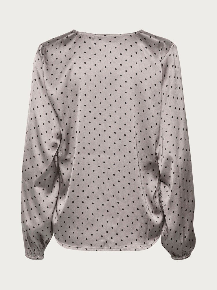 Kaffe KAluna V-Neck Long Sleeve Printed Blouse - Image 5 of 5 Kaffe KAluna V-Neck Long Sleeve Printed Blouse - Image 5 of 5
