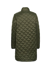 Kaffe KAloreen Quilted Zipper Long Jacket - Image 5 of 5