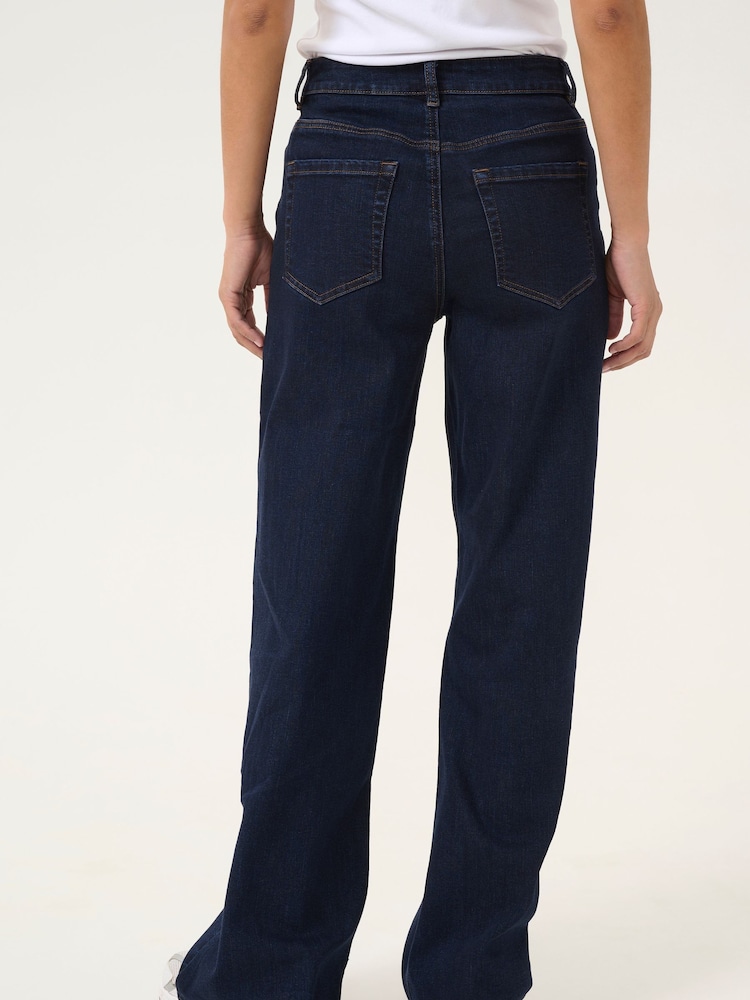 Kaffe KAsinem High Waisted Wide Leg Jeans - Image 2 of 6