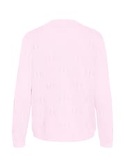 Kaffe Regular Fit Pink KAcharlie V-Neck Pullover Jumper - Image 6 of 6