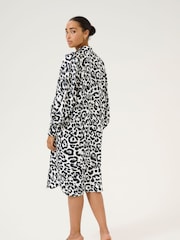 Kaffe Loose Fit KAroxy Knee Length Black Shirt Dress - Image 2 of 4