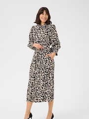 Kaffe KAemina Half Sleeves Midi Shirt Dress - Image 1 of 4