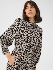 Kaffe KAemina Half Sleeves Midi Shirt Dress - Image 2 of 4