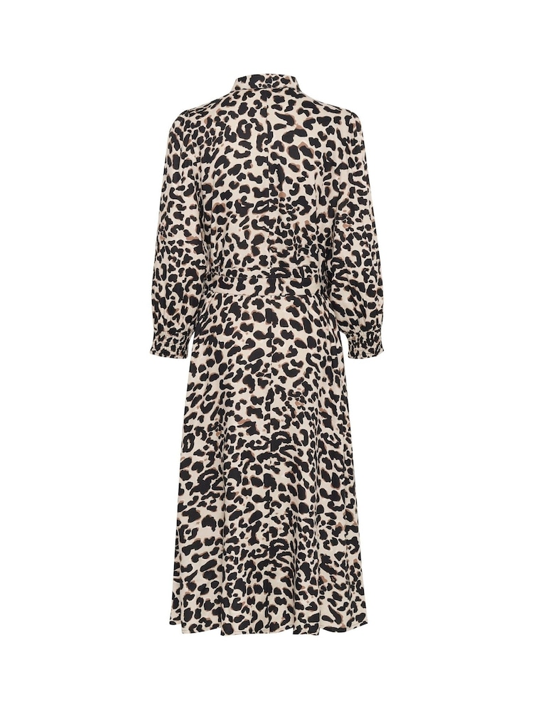 Kaffe KAemina Half Sleeves Midi Shirt Dress - Image 4 of 4