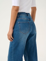 Kaffe Blue KAsinem High Waisted Wide Leg Jeans - Image 4 of 6