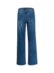Kaffe Blue KAsinem High Waisted Wide Leg Jeans - Image 6 of 6