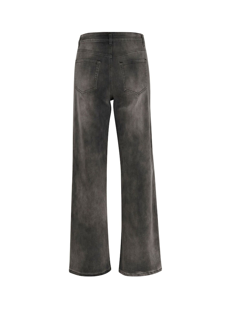 Kaffe KAsinem High Waisted Wide Leg Jeans - Image 6 of 6