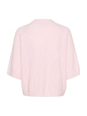 Kaffe KAtella Half Sleeve Hole Knit Pullover Jumper - Image 6 of 6