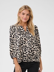 Kaffe KAmagda 3/4 Sleeves Sateen Blouse - Image 1 of 6