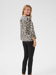 Kaffe KAmagda 3/4 Sleeves Sateen Blouse - Image 3 of 6