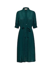 Kaffe Emine Half Sleeve Pocket Shirt Dress - Image 4 of 5