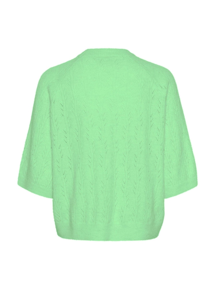 Kaffe KAtella Half Sleeve Hole Knit Pullover Jumper - Image 6 of 6