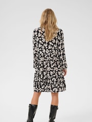 Kaffe Kaevity Long Sleeves Round Neck Dress - Image 3 of 5