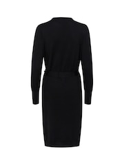 Kaffe KAlizza Belted Knee Length Knit Dress - Image 5 of 5