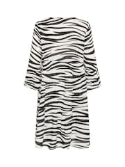 Kaffe A-Line Fit KAlea 3/4 Sleeve Dress - Image 5 of 5